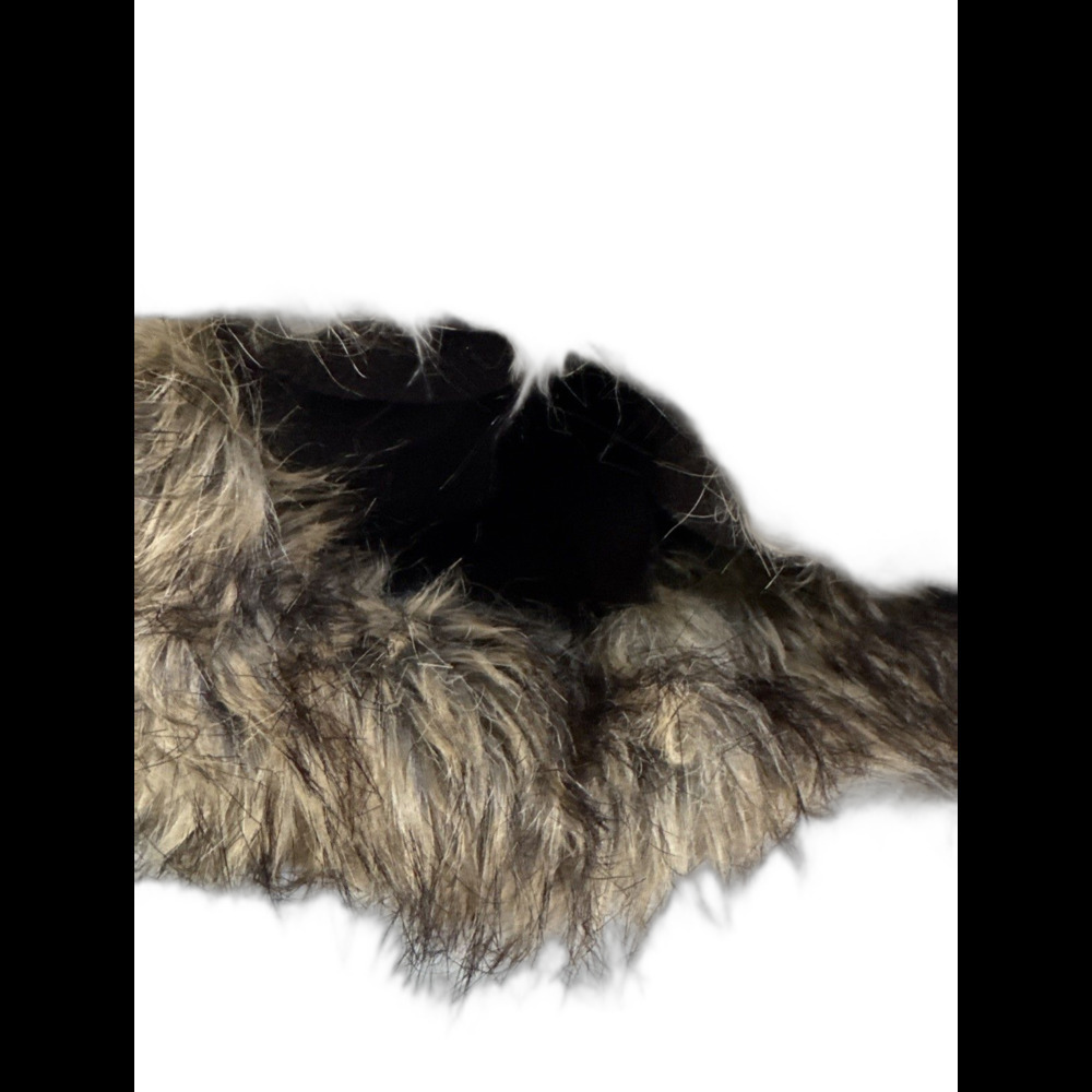 American Eagle Buffalo Trapper Hat w/Faux Fur Ear Flaps Fleece Lining - Picture 6 of 6